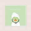 Welsh Penguin Spa Birthday Card Carden Cymraeg Penblwydd Pengwin Sba Cardiau Cymraeg