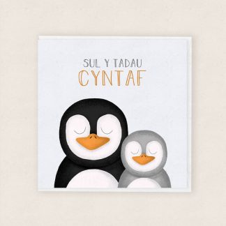 Sul y Tadau Cyntaf Cardiau Cymraeg Welsh Cards First Father's Day