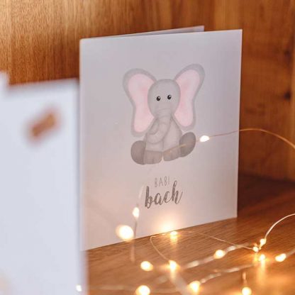 Elephant-New-Baby-Babi-Newydd-Cardiau-Cymraeg-Welsh-Cards