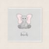 Elephant Cardiau Babi Newydd Cymraeg Welsh Baby Cards