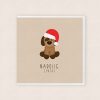 Carden Nadolig Cyntaf Ci Cymraeg - Welsh First Christmas Dog Card