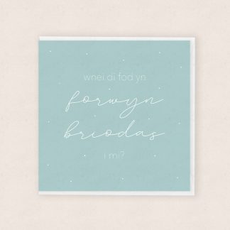 Wnei di fod yn forwyn briodas i mi? Will you be my bridesmaid? Cardiau Cymraeg Welsh Cards