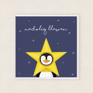 Seren Nadolig Christmas Star Cardiau Cymraeg Welsh Cards