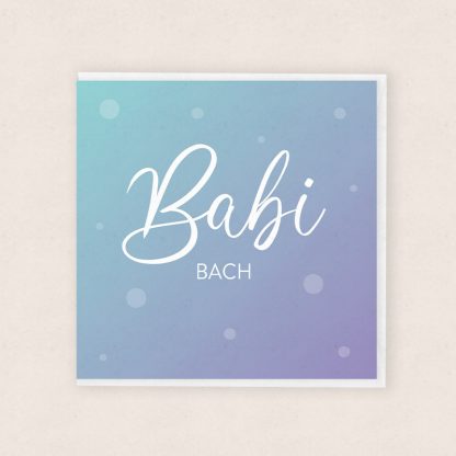Babi Bach Newydd Cardiau Cymraeg Welsh New Baby Card