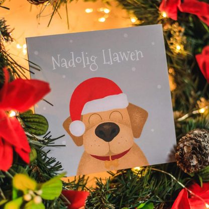 Nadolig-Llawen-Dog-Welsh-Merry-Christmas-Cardiau-Cymraeg