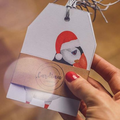 Cardiau-Cymraeg-Puffin-Christmas-Tags