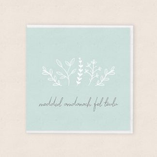 Meddwl Amdanoch fel Teulu Cardiau Cymraeg Welsh Condolences Card