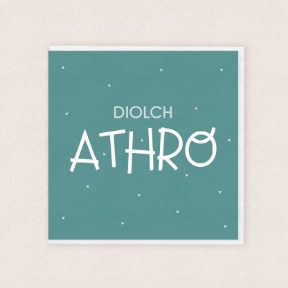 Diolch Athro Cardiau Cymraeg Welsh Thank You Teacher Card