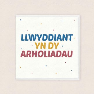 Llongyfarchiadau Cardiau Cymraeg Llwyddiant yn dy Arholiadau Congratulations Welsh Cards Success in your exams