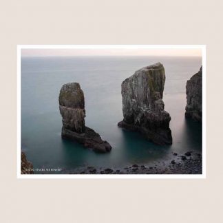 Elegug Stacks Stack Rocks Sir Benfro Pembrokeshire Photography Print