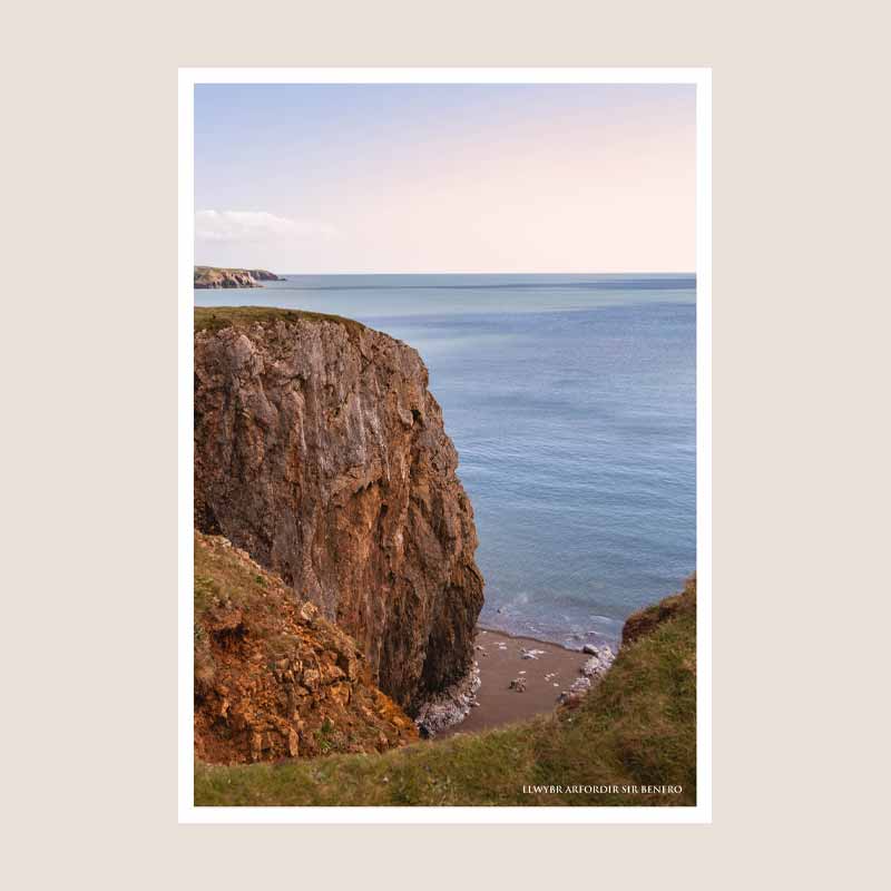 Pembrokeshire Cove - Welsh Prints - Cardiau Cymraeg
